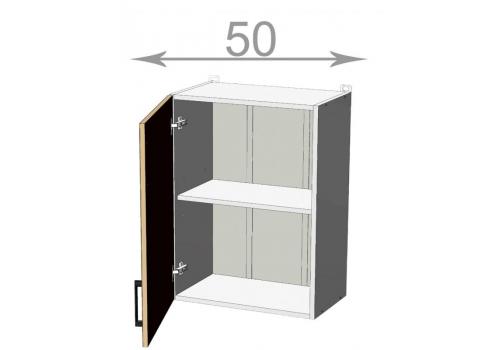 horní skříňka š.50, v.72, Premiere W5072, bílá/bílý dub polar
