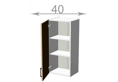horní vysoká skříňka š.40, v.92, Modena W4092, bílá/antracit