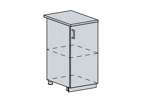 40D d. skříňka 1-dveřová GREECE bk/granát metalic