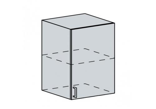 60H1D h. skříňka 1-dveřová GREECE bk/bílá metalic