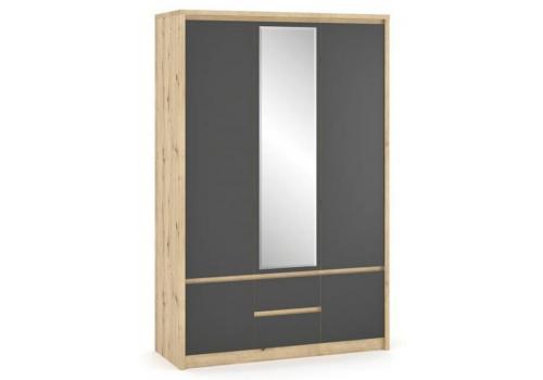 <h3 class=ctjt>Šatní skříň DOMINIKA 3D dub artisan/šedý</h3><img src=/skrin-skrinka-loznice_pfoto-small-uVcZn-2009057238.jpg> Šatní skříň DOMINIKA 3D dub artisan/šedý