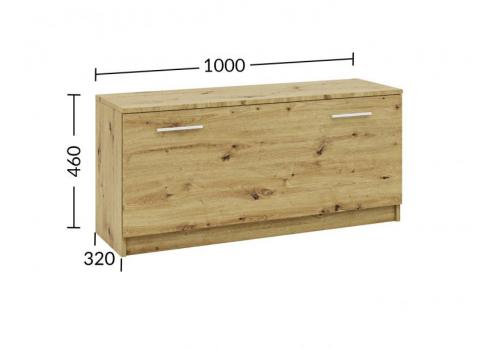 RENO skříňka na boty, dub Artisan