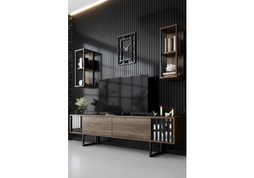 <h3 class=ctjt>Chrome Line stylová obývací stěna, ořech / černá</h3><img src=/stena-obyvaci-stena-stena-do-predsine-obyvak_pfoto-small-5JsI8-2009072384.jpg> Chrome Line stylová obývací stěna, ořech / černá
