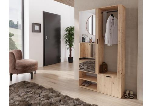 <h3 class=ctjt>Předsíňová stěna MINAS dub artisan</h3><img src=/stena-obyvaci-stena-stena-do-predsine-predsin_pfoto-small-qaXtc-2009061929.jpg> Předsíňová stěna MINAS dub artisan