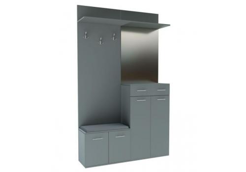 ARMADI II předsíňová stěna šedá činčila