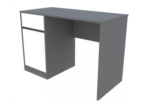Psací stůl HAYDEN 1100 1D1S grafit/bílá