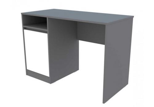 Psací stůl VERNON 1100 1D grafit/bílá