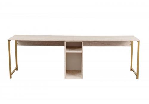 <h3 class=ctjt>Twin Study Desk dvojitý psací stůl, traventin / zlatá</h3><img src=/stul-psaci-stul-kancelarsky-stul-stul-pod-pocitac-pc-stul-jidelni-stul-detsky-pokoj-kancelar_pfoto-small-5JsI8-2009072262.jpg> Twin Study Desk dvojitý psací stůl, traventin / zlatá