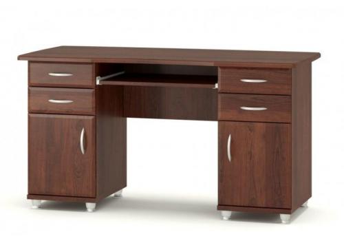 Pracovní stůl CRUBE 2, ořech milánský