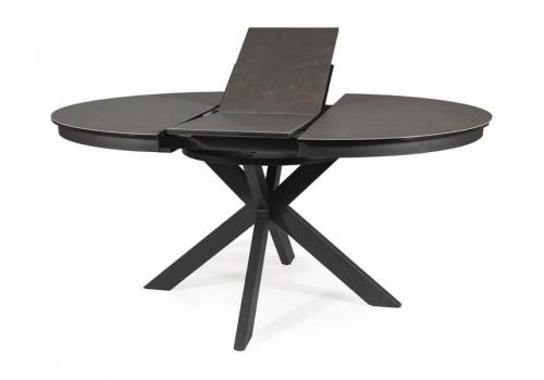 PORTO jídelní stůl, tmavě šedá/černá