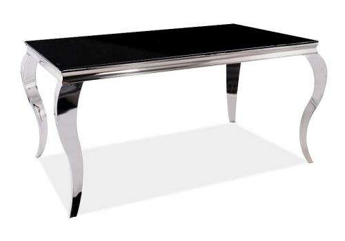 PRINCE jídelní stůl 180, černá/chrom