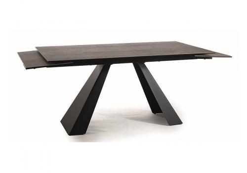 SALVATORE jídelní stůl, hnědá/černá