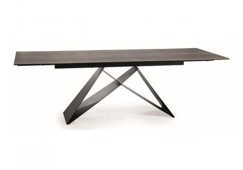 VESTIN jídelní stůl, hnědá/černá