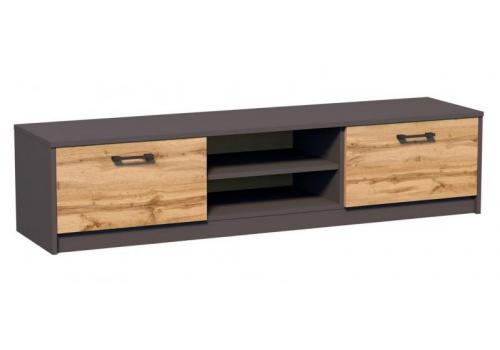 TV stolek MARK 027 grafit/dub wotan