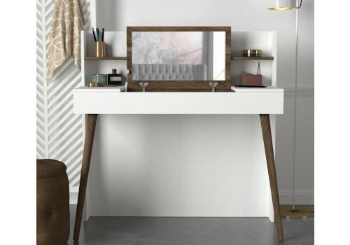 <h3 class=ctjt>Toaletní stolek s panelem a zrcadlem PEDRO bílá/ořech</h3><img src=/stul-psaci-stul-kancelarsky-stul-stul-pod-pocitac-pc-stul-jidelni-stul-loznice_pfoto-small-qaXtc-2009063409.jpg> Toaletní stolek s panelem a zrcadlem PEDRO bílá/ořech