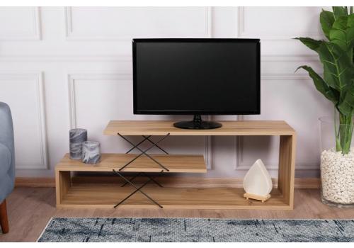 Zigzag stylový TV stolek, dub