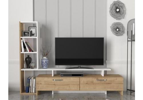 <h3 class=ctjt>Televizní stolek s regálem SHENDI sapphire/bílá</h3><img src=/stul-psaci-stul-kancelarsky-stul-stul-pod-pocitac-pc-stul-jidelni-stul-obyvak_pfoto-small-qaXtc-2009062173.jpg> Televizní stolek s regálem SHENDI sapphire/bílá
