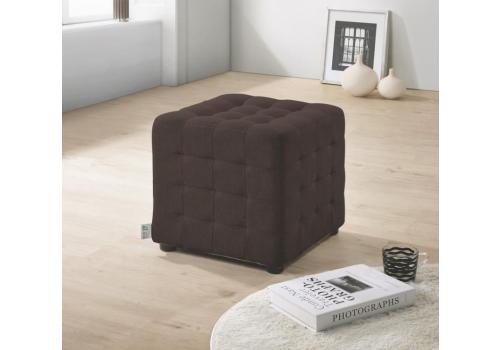 Taburet CUBIX II hnědá látka