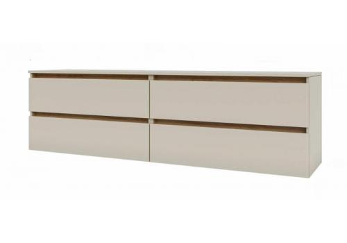 IDEA skříňka pod TV 1800, Satin / Gold Kraft oak