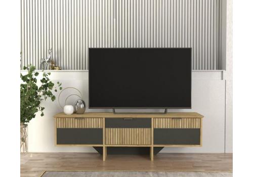 LENTA stojan na televizi, safir/antracit/bona