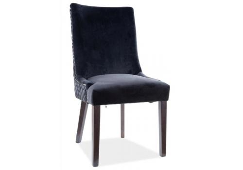 Jídelní čalouněná židle IVONA VELVET černá/černá