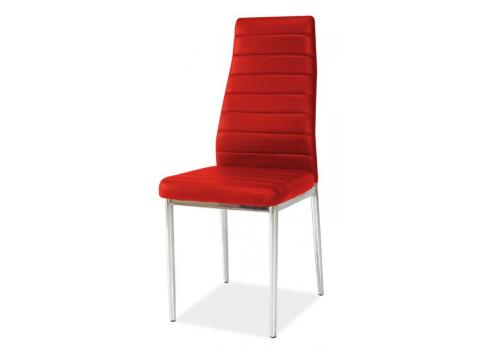 Jídelní čalouněná židle H.261 červená